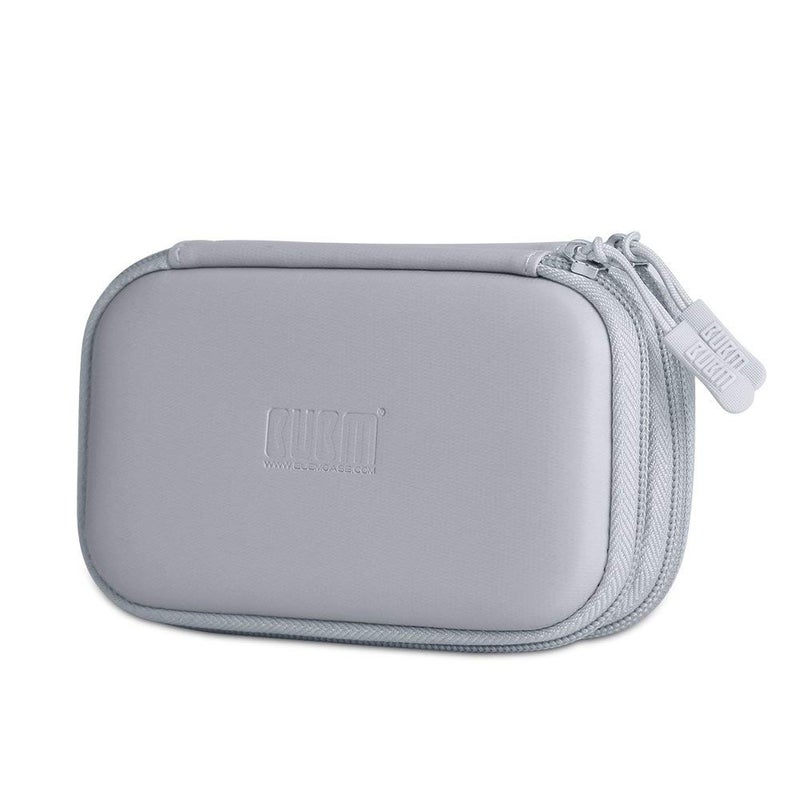 BUBM Hallart USB Flash Drive Case, Portable Waterproof Electronic Accessories Bag for USB Flash Drives, SD Cards,Earphone and Other Small Accessories 6.30 x 3.54 x 1.77 Inch,Gray - Image 2